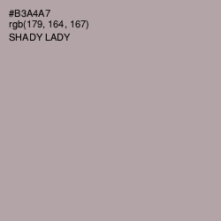 #B3A4A7 - Shady Lady Color Image